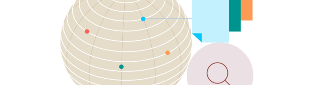 Illustration of data sheets from around the globe